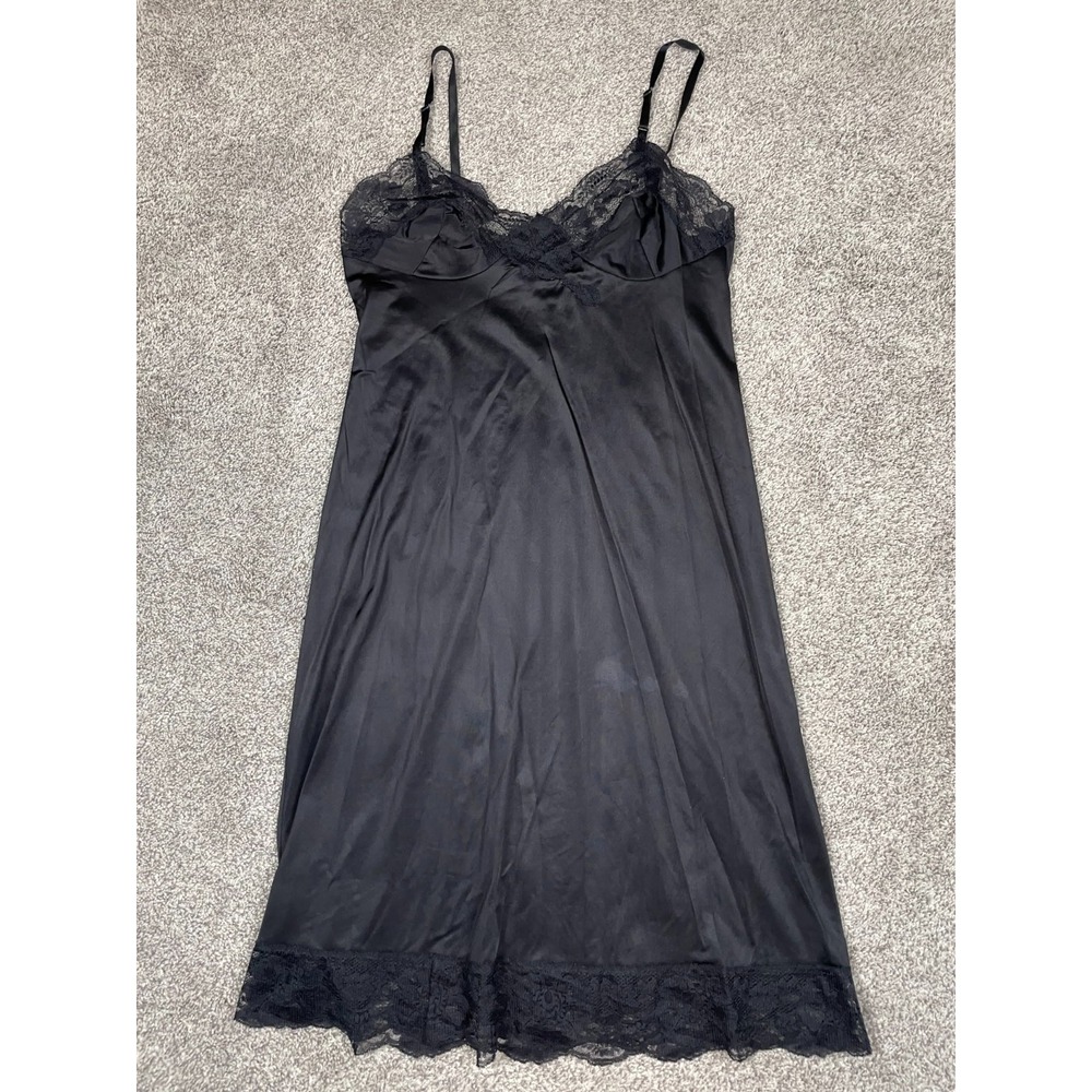 Vintage Slip Dress Womens XS S Kayser Lace Mini Fairy Whimsigoth Goth Punk Sexy